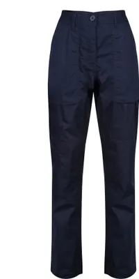 Image de Regatta Femmes Action Pantalon / Pantalon de sport RW1236 (48 FR x Régulier) (Bleu marine)