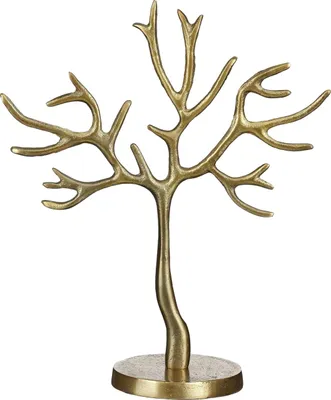 Produktbild von Mica Decorations Baum Dekoration Aluminium 27 x 11,5 x 32 cm gold