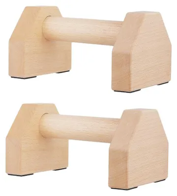 Productafbeelding van Set van 2 Houten Parallettes voor Calisthenics