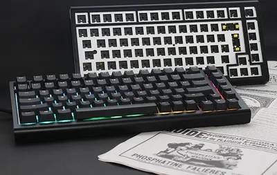 Zdjęcie produktu dla Ducky Tinker 75 Klawiatura Gaming Usb Niemiecki Czarny