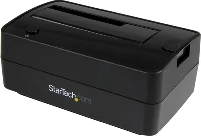 Obrázok produktu pre StarTech.com SDOCKU313E, HDD, SSD, SATA, Serial ATA II, Serial ATA III, 2.5,3.5", 6 TB, USB 3.2 Gen 2 (3.1 Gen 2) Type-B, Čierna