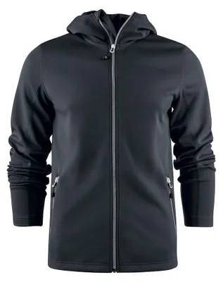 Imagen del producto de Sudadera para hombre "Layback" de la marca Printer RED, con cremallera completa, modelo ET544 (talla S), color
