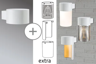 Obrázek produktu pro Paulmann 938.11, Zarovnané, Kulatý, 1 žárovek, 2700 K, IP44, Bílá