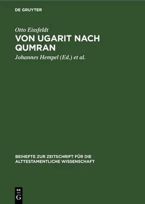 Produktbild von Von Ugarit nach Qumran