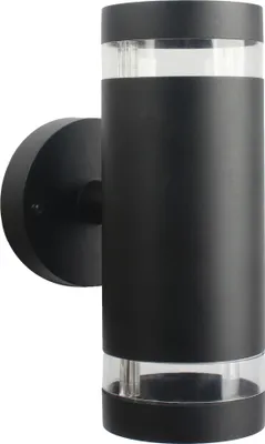Image de Applique droite d'extérieur noire 2xGU10 RINO 323996 Polux