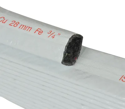 Produktbild von Vlies Schutzschlauch Isolierung 4 mm hellgrau Abwasser : DN 80 Vlies Abfluss Schutzschlauch Rohr x Isolierstärke: DN 80 Vlies Abfluss Schutzschlauch