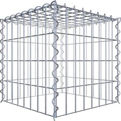 Produktbild von Anbaugabione Typ 3 40 cm x 40 cm x 40 cm (L x H x T), Maschenweite 5 cm x 10 cm, Spirale