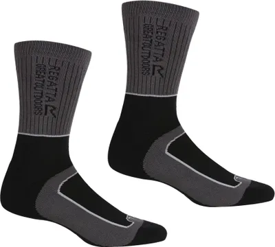 Produktbild von Regatta - "Samaris 2 Season" Stiefelsocken für Damen RG6046 (35,5 EU - 38 EU) (Graugrün/Helles Stahlgrau)