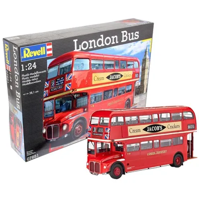 Produktbild von Revell London Bus, Busmodell, Montagesatz, 1:24, London Bus, Kunststoff, Obere Mittelstufe