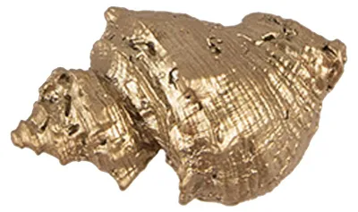 Obrázok produktu pre Clayre & Eef Kľučka na dvere 4x3x3 cm Zlatý plast
