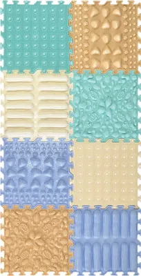 Immagine prodotto di Tappetino sensoriale Pastello Set di 8