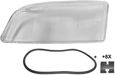 Produktbild von VAN WEZEL Scheinwerferglas 5950977 Links für VOLVO V70 I (875, 876)