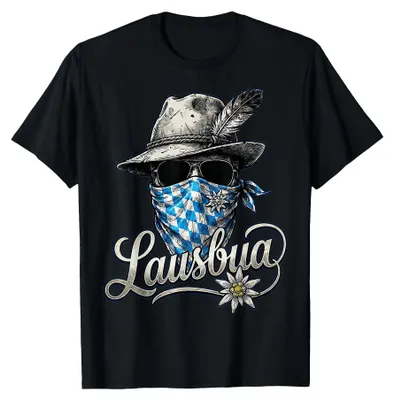 Produktbild von Lausbua Shirt Kinder Trachtenshirt Herren Trachten T-Shirt