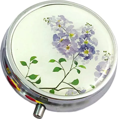 Produktbild von Pillendose mit Deckel, 3 unabhängige Gitter, gut versiegelt, feuchtigkeitsbeständig, staubdicht, große Kapazität, Tablet-Halter für Geschäftsreisen, Reisebedarf