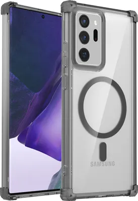 Obrázek produktu pro Magnetické pouzdro pro Samsung Galaxy Note 20 Ultra 5G kompatibilní s MagSafe, nárazuvzdorné, vojenská ochrana průhledné pouzdro černé