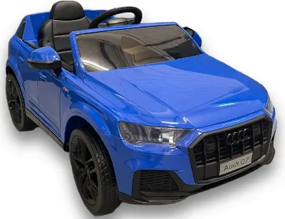 Produktbild von Kinder Elektroauto Audi Q7 mit zwei Motoren+LED+FB+Audio Modul blau