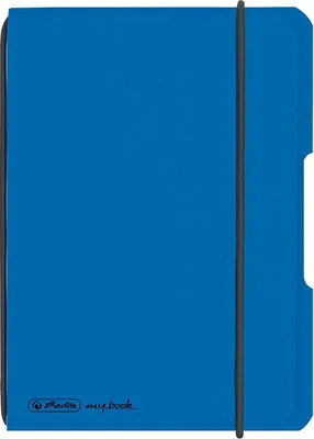 Produktbild von Herlitz Notizheft / DIN A6 / flexibel / 40 Blatt / kariert / Farbe: blau