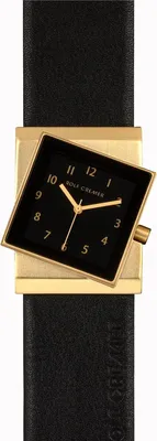 Produktbild von Rolf Cremer Big Turn S 508304 Uhr Uni, Gold plattiert, Schwarz