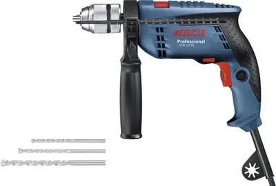 Zdjęcie produktu dla Bosch GSB 13 RE Professional, Zamek centralny, Czarny, Niebieski, Czerwony, 1,3 cm, 2880 RPM, 2,5 cm, 1 cm