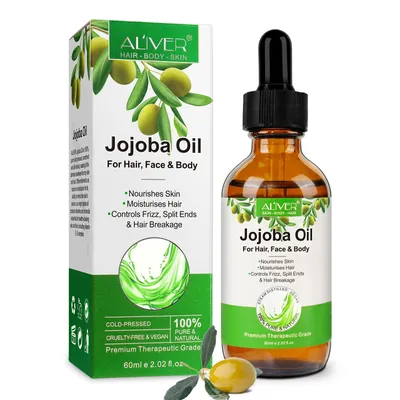 Immagine prodotto di Olio di jojoba Aliver per capelli e pelle - 60 ml