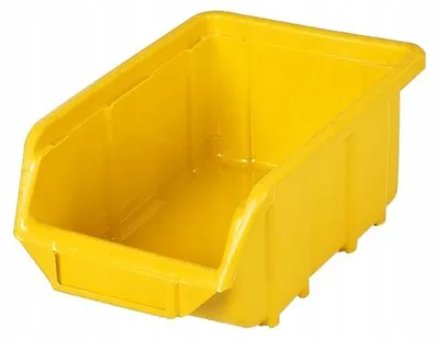 Obrázek produktu pro Úložné boxy velké, žluté, 22x35cm Stohovací boxy Úložné boxy Stohovací boxy