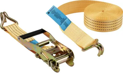 Produktbild von TOOLCRAFT Zweiteiliger Spanngurt Zugkraft LC Niederzurren (einzeln/direkt)=2000 daN (L x B) 8000 mm x 50 mm Ratsche
