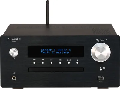 Produktbild von Advance Paris MyCast 7, 0,1%, 10000 Ohm, 92 dB, 25 - 45000 Hz, Verkabelt & Kabellos, DAB+, FM