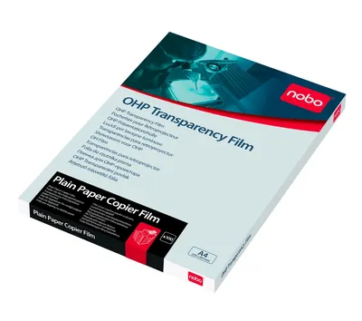 Produktbild von nobo Kopierer Folie DIN A4 glasklar PP 120 my