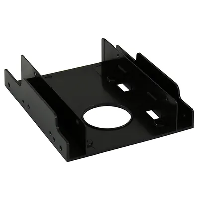Produktbild von LC-Power Einbaurahmen 8,89cm(3,5") -> 2x6,35cm(2,5")SSD/HD