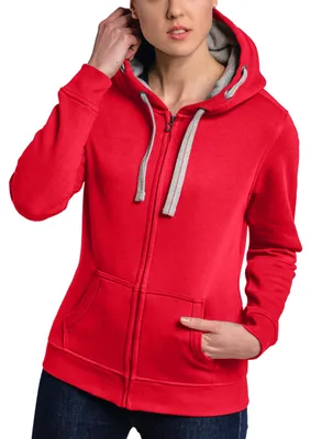 Produktbild von FAIR 4 ALL by HRM Hooded Jacket Kapuzenpullover Damen Himbeere Gr. M