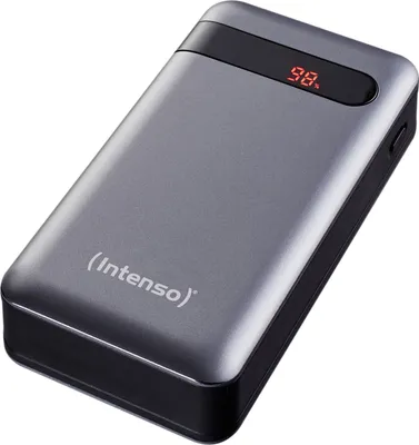 Obrázek produktu pro Intenso PD20000 - Powerbank - 20000 mAh - 3 A - PD, QC 3.0 - 2 výstupní porty (USB, USB-C)