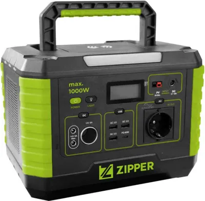 Produktbild von Zipper ZI-PS1000 Powerstation 1000W 230V AC, USB, 999 Wh