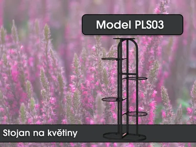 Obrázek produktu pro Stojan na květiny PLS03, 107 x 47,5 x 24 cm