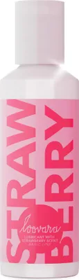 Produktbild von Loovara Gleitgel Erdbeer Duft 100 ml - STRAWBERRY - Gleitgel Auf Wasserbasis mit Erdbeer-Aroma, Natürlich, kondomSicher Sex-Toy geeignet