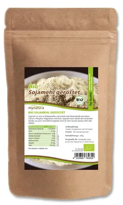 Produktbild von Mynatura   Sojamehl geröstet - ab 1000g - 1 Beutel (1000g)