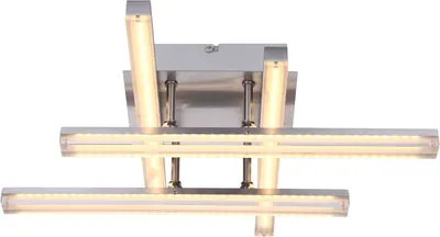 Produktbild von Globo Deckenleuchte Dl Nickel Matt, 1Xled 68056D5