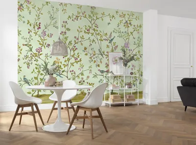 Produktbild von Komar Vlies Fototapete - Oiseaux du Paradis - Größe: 350 x 250 cm (Breite x Höhe) - 7 Bahnen