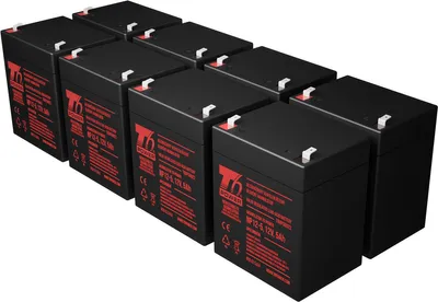 Image de Jeu de batteries T6 Power pour APC Smart-UPS SMT3000RMI2U, VRLA, 12 V