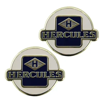 Zdjęcie produktu dla Zestaw emblematów na zbiornik paliwa – 2 emblematy do modeli Hercules K 50, 100, 125, MK 50, K 105, K 125, GS 75 | Citomerx