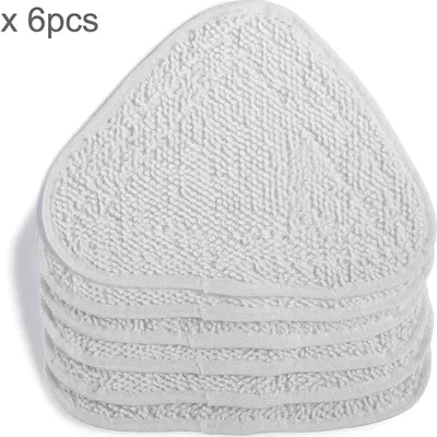 Obrázek produktu pro 6X náhradní návleky pro parní čistič Vileda Steam Replacement Cover 100 Hot Spray Mop, rodinné balení, bílý