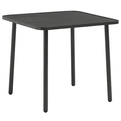 Immagine prodotto di vidaXL Set da pranzo da giardino 5 pezzi in acciaio grigio scuro