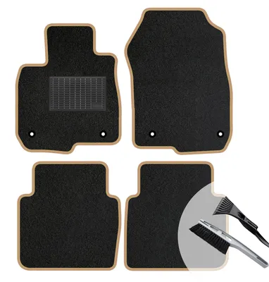 Produktbild von Velours Fußmatten Set Automatten BEIGE passend für: Hyundai i30 II 2012-2017