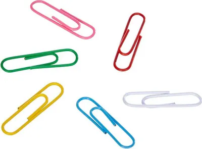 Produktbild von Spisové spony APLI 32mm potiahnuté plastom farebné 32 mm 100ks