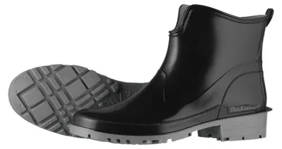 Produktbild von tomBrook Damen Gummistiefel Regenstiefel Stiefelette Zum Abendkleid - Gummistiefel Damen Outdoor Gummistiefelletten Wasserdicht in Schwarz Größe 41