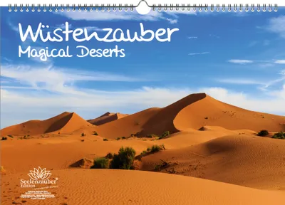 Produktbild von Wüstenzauber DIN A3 Kalender - Immerwährender Kalender   - Seelenzauber