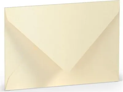 Produktbild von Briefumschlaege Paperado candle light DIN C7, mit Seidenfutter 5er