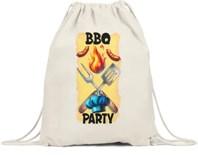 Produktbild von BBQ Party Grillen Grillmeister lustiges Grill Spruch Turnbeutel