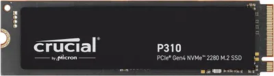 Produktbild von Crucial P310 SSD 2TB M.2 2280 PCIe Gen4 NVMe Interne SSD, bis 7.100 MB/s, Gaming für Laptop und Desktop PC, SSD Festplatte - CT2000P310SSD801