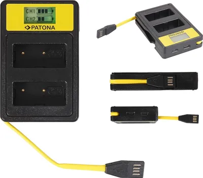 Produktbild von Smart Dual LCD USB Ladegerät für Fuji NP-W126 NPW-126 HS30 HS30EXR HS33 HS33EXR fujifilm