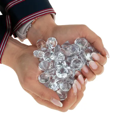 Image de Pierres décoratives en diamant 82 pcs - transparent